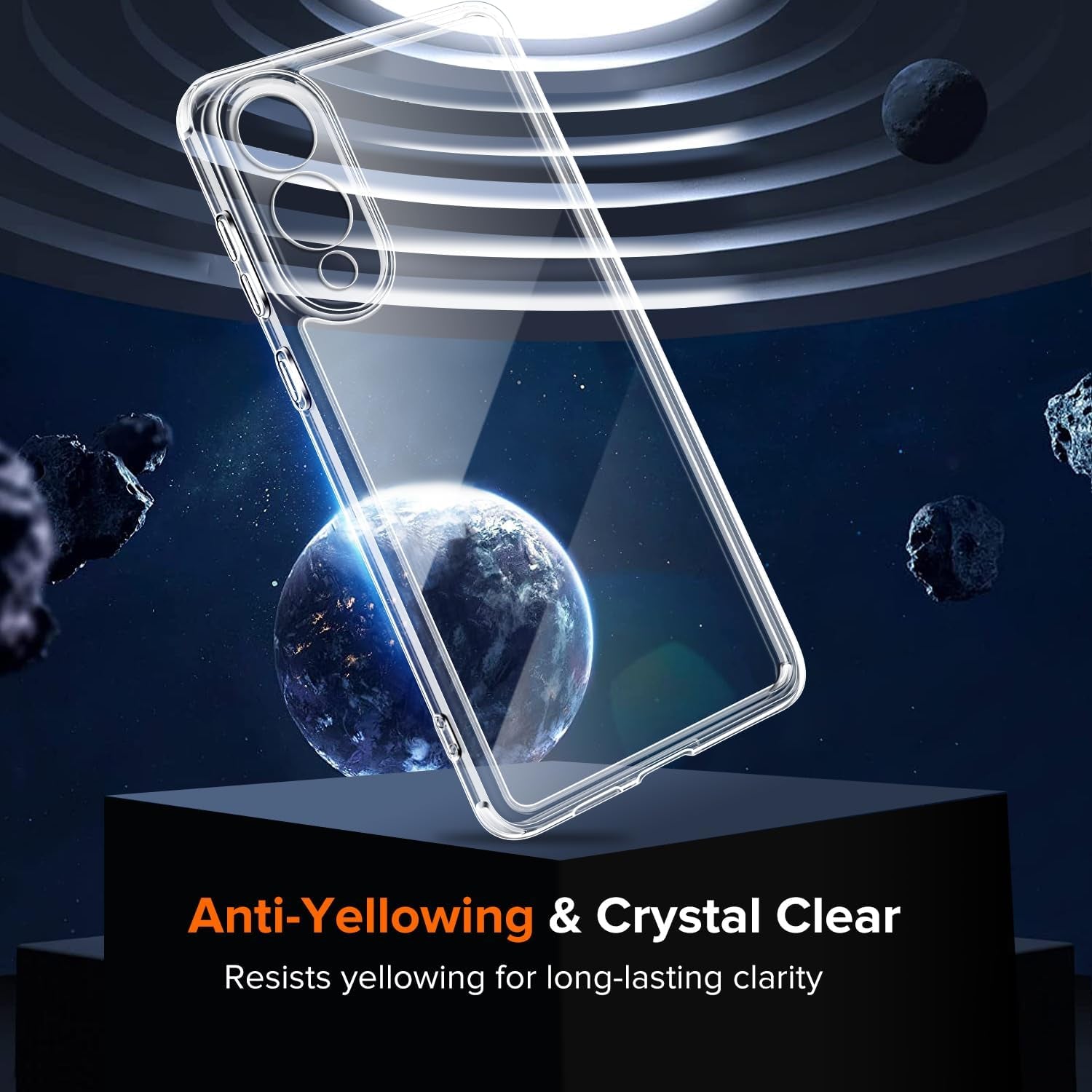3-In-1 Case for Samsung Galaxy S25 Edge 5G 6.7" with 2 Pack Tempered Glass Screen Protector[Full Coverage], [Military Grade Protection] S25 Edge Slim Phone Bumper Cover Clear [Non-Yellowing]