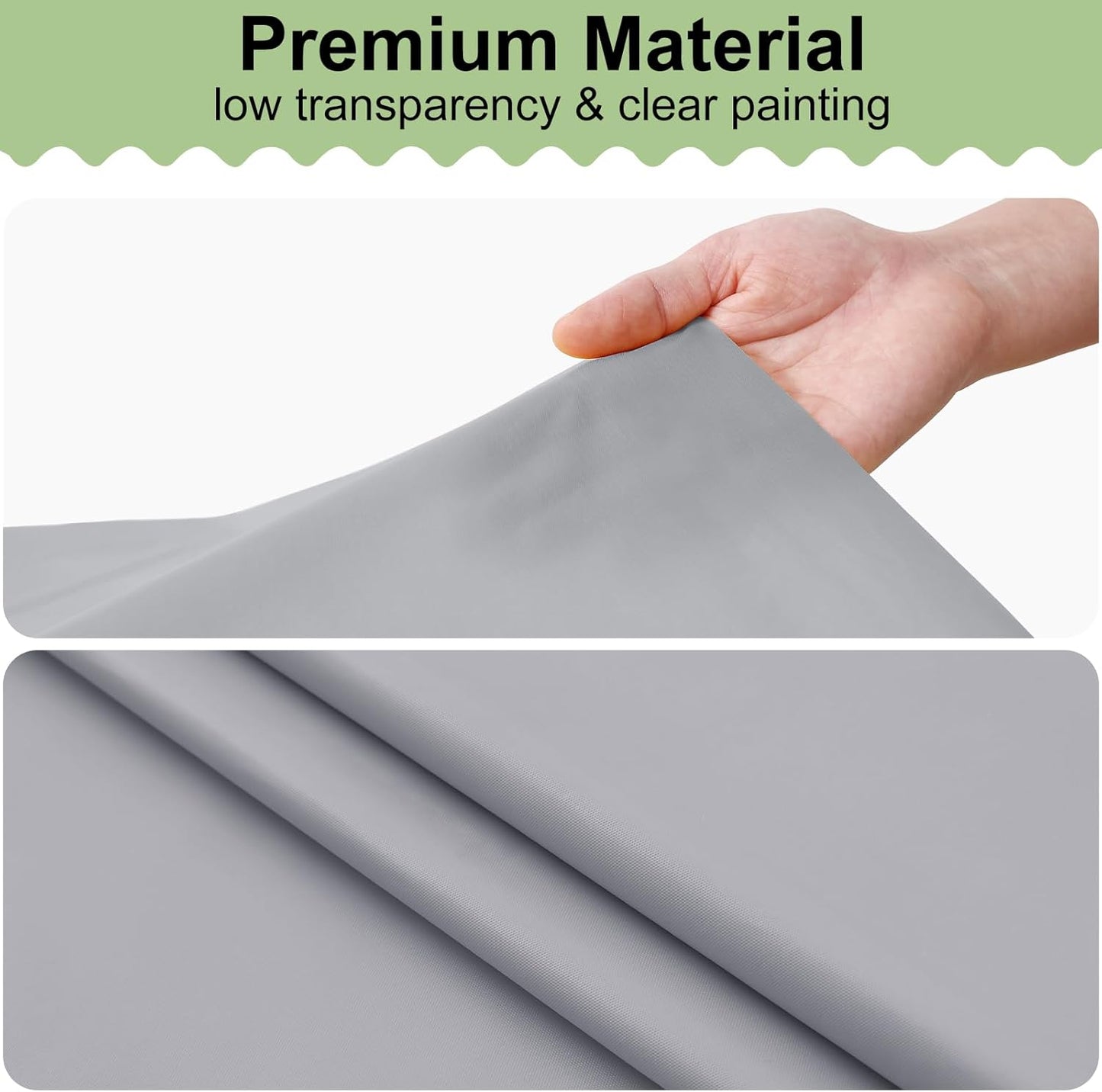 6 Packs Disposable Plastic Table Cloth, 54 X 108 Inch Waterproof Rectangle Tablecloth, Leakproof & Sturdy Decorative Table Covers for Picnic, Party and Outdoor, Grey