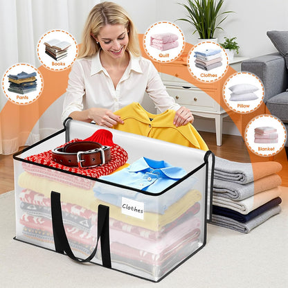 Moving Bags Extra Heavy Duty Oversized Storage Bags with Reinforced Handle and Double Zippers,Moving Supplies Totes for Storage Packing Dorm Room Essentials Alternative to Moving Boxes