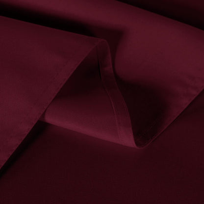 2 Pack Burgundy Tablecloth 60 X 102 Inch, Rectangle 6 Feet Table Cloth - Stain and Wrinkle Resistant Washable Polyester Table Cover for Dining Tables, Buffet Parties and Camping