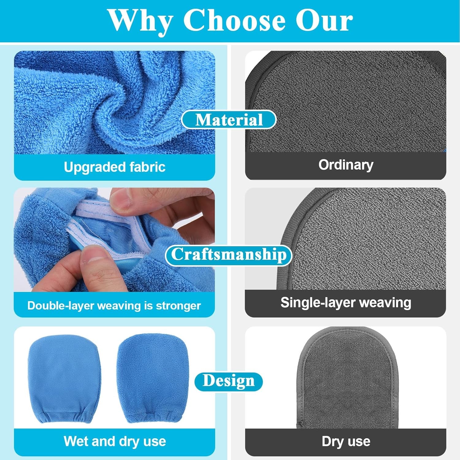 2 in 1 Sand Remover for Beach,2Pcs Sand Wipe off Mitts for Beach,Beach Vacation Essentials for Kids Adults,Beach Day Accessories Must Haves for Women,Summer Family Beach Needs Items Necessities