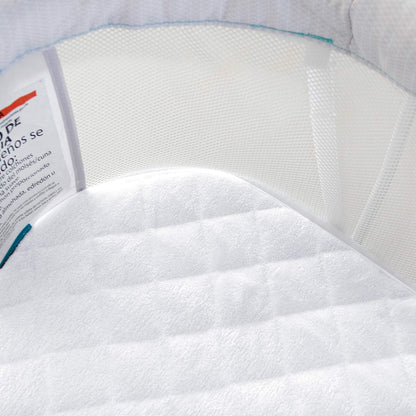Bassinet Mattress Pad Cover Compatible with Halo Bassinest Swivel Sleeper, 2 Pack, Waterproof Quilted Ultra Soft Surface, Breathable and Easy Care