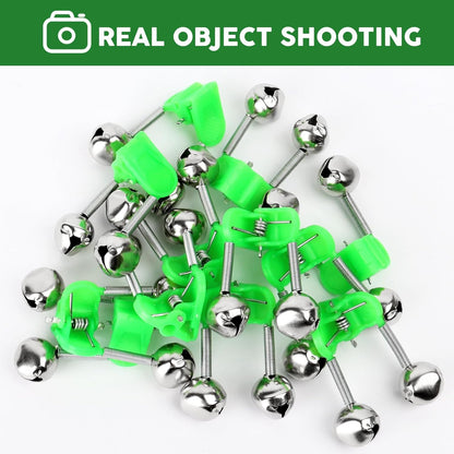 Fishing Bells for Rods - Catfish Bells for Fishing Poles, Fishing Bite Alarm Clip on Bells for Fish