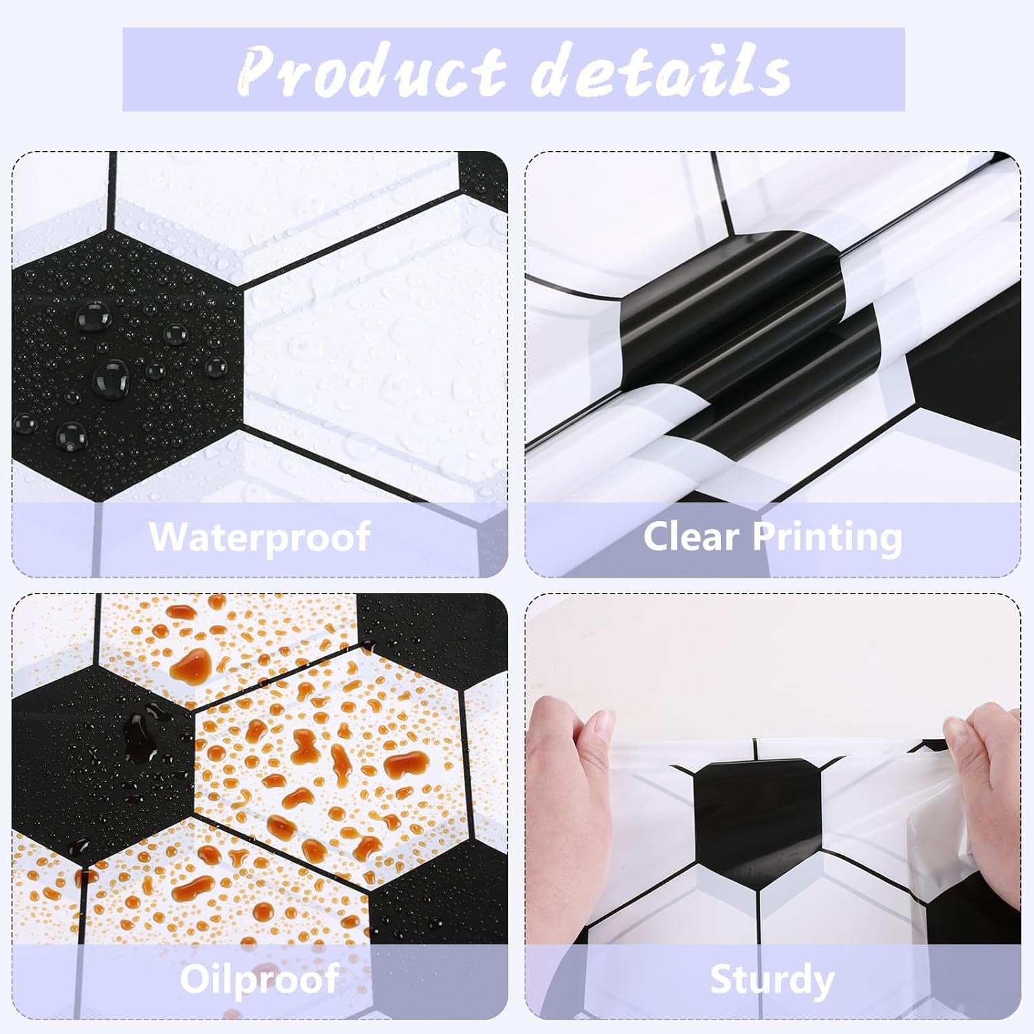 3 Packs Soccer Party Tablecloths 54 X 108 Inches Soccer Sports Ball Table Cover Disposable Waterproof Plastic Soccer Themed Birthday Table Cloth Rectangular Football Tablecloth for Boys Sports