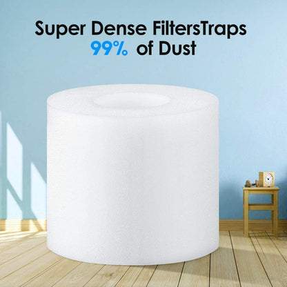Shark LZ601 Replacement Filters for Shark APEX Uplight Lift-Away Duoclean Stick Vacuum Models LZ600, LZ601, LZ602, LZ602C, Compatible with Part # XFFLZ600 (4+2+2)