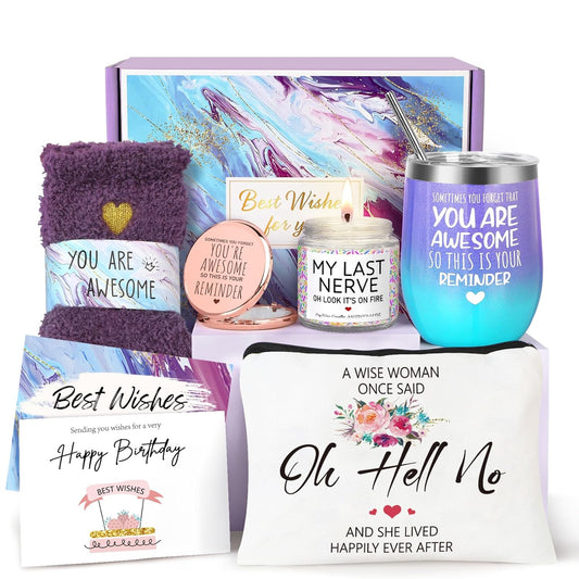 Birthday Gifts for Women, Best Friend Birthday Gifts, Gifts for Women, Happy Birthday Gifts Basket for Women, Friendship Gifts, Gifts for Friends Female Coworker Sister Mom Her Coffee Mug, Birthday