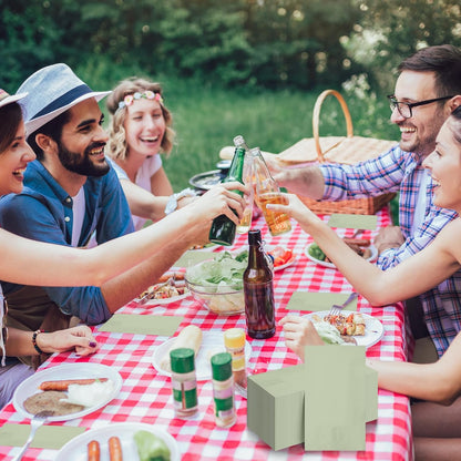 50Pcs Sage Green Disposable Paper Napkins,Decorative Dinner Cocktail Napkin Paper Hand Towels for Easter,Wedding,Birthday,Baby Shower Party Decorations and Supplies,7.9X4.3