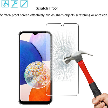 Screen Protector for Galaxy A14 5G/A13 5G/A12 4G 5G/A12 Nacho/A32 5G/A42/A02/A02S/A03/A03S/A03Core/M12 [0.33Mm] Tempered Glass 3Pack Ultra Clear Anti-Scratch Case Friendly…