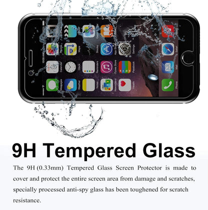 Screen Protector Compatible for Iphone 8 Plus,7 Plus,6S Plus,6 Plus, 5.5 Inch 3Pack Tempered Glass Privacy Screen Protector Compatible with Iphone 8 plus 7 Plus