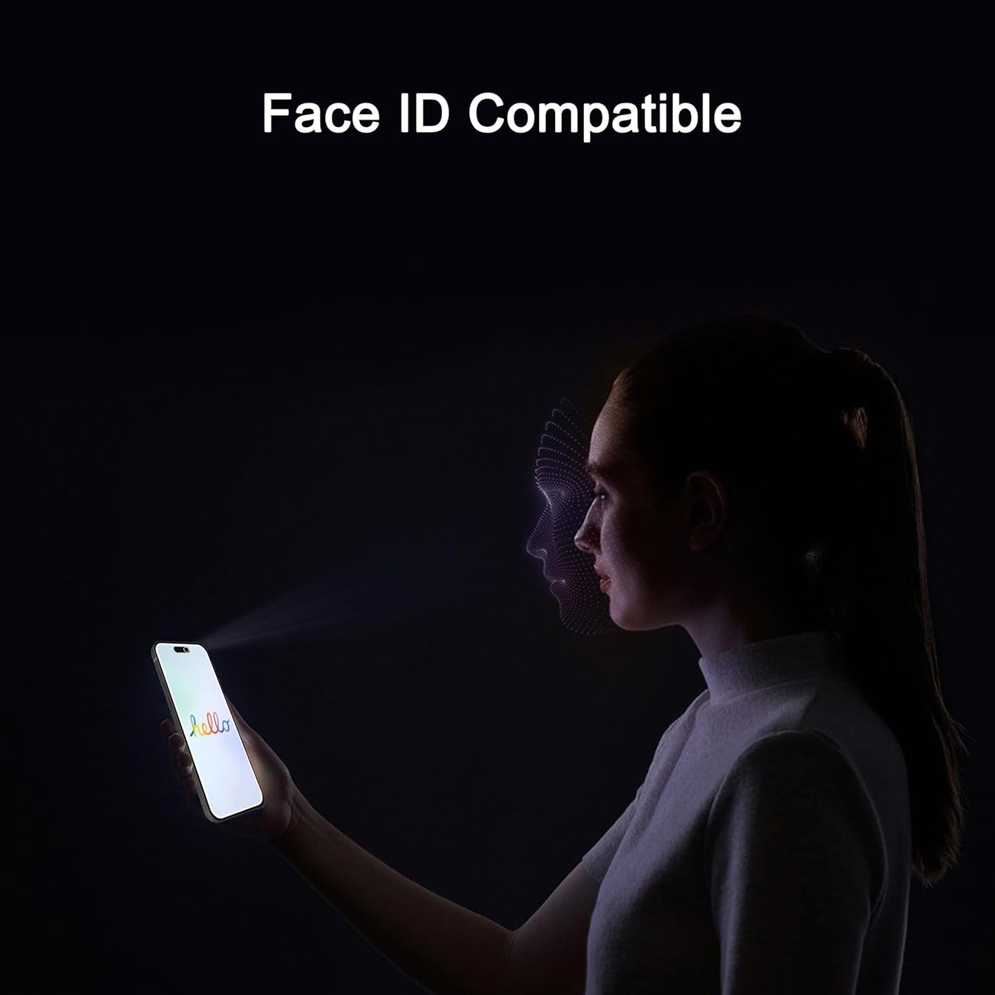 for Iphone 16 Plus/15 Plus/15 Pro Max [6.7 Inch] Display Glass Screen Protector [3 Pack] and Privacy Screen Protector for Iphone 15 Plus/Iphone 15 Pro Max [6.7 Inch] Display 3 Pack[Black]