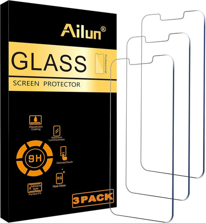 2 Pack Screen Protector for Iphone 13 Mini [5.4 Inch] with 2 Pack Camera Lens Protector and Glass Screen Protector for Iphone 13 Mini [5.4 Inch] 3 Pack
