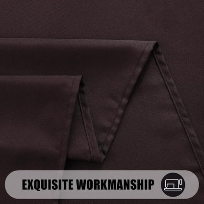 Rectangle Table Cloth, Waterproof Anti-Scratch Polyester Tablecloth, Decorative Washable Fabric Table Cover for Dining, Buffet, Parties and Outdoor, 60X84, Coffee