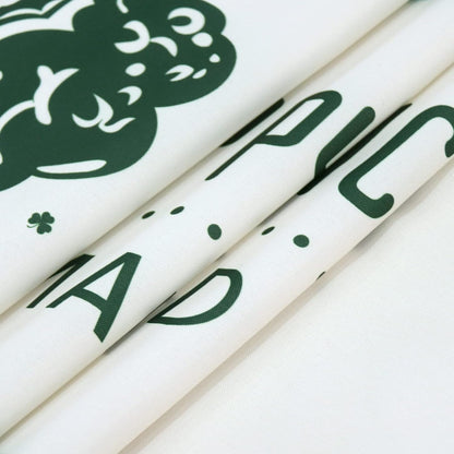 St Patricks Day Table Runner - 14 X 108 Inches Green Shamrock Table Runner for Indoor Outdoor Party Home Decor/Holiday/Dinning Table, 1 Piece