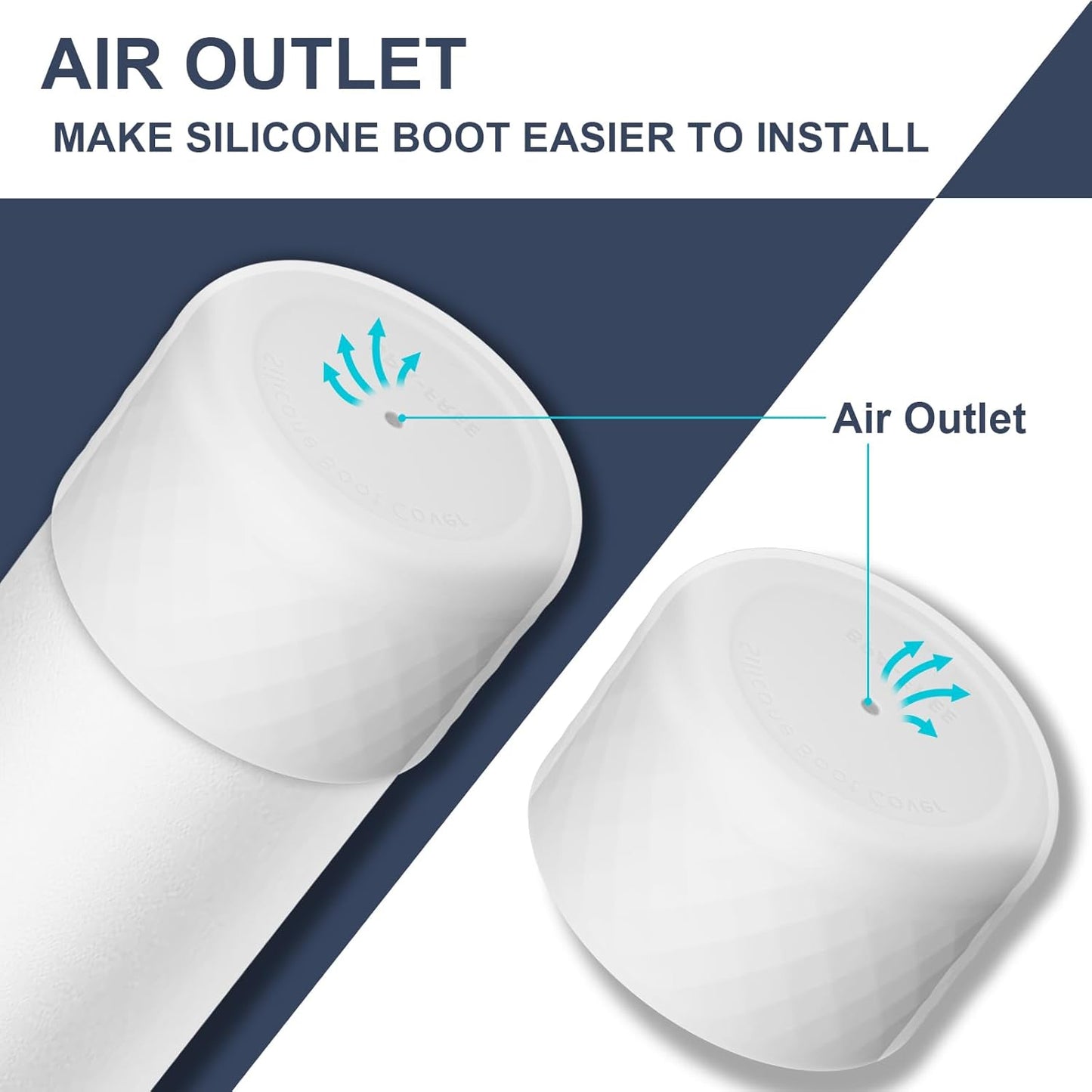 Silicone Boot for Owala Water Bottle 24 Oz 32 Oz 40 Oz, Anti-Slip Protective Sleeve for Freesip/Twist/Flip Stainless Steel Water Bottles Accessories