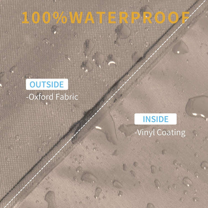 Outdoor TV Cover for 30 to 32 Inches LCD, LED, Waterproof, Weatherproof and Dust-Proof TV Screen Protectors with Cleaning Cloth (32 Inch,Camel)