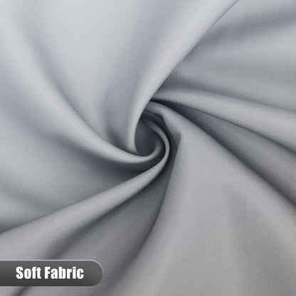 Luxury Black and Grey Ombre Shower Curtain Sets with 12 Hooks, Waterproof and Washable Decorative Shower Curtains for Bathroom, 72X72 Inches