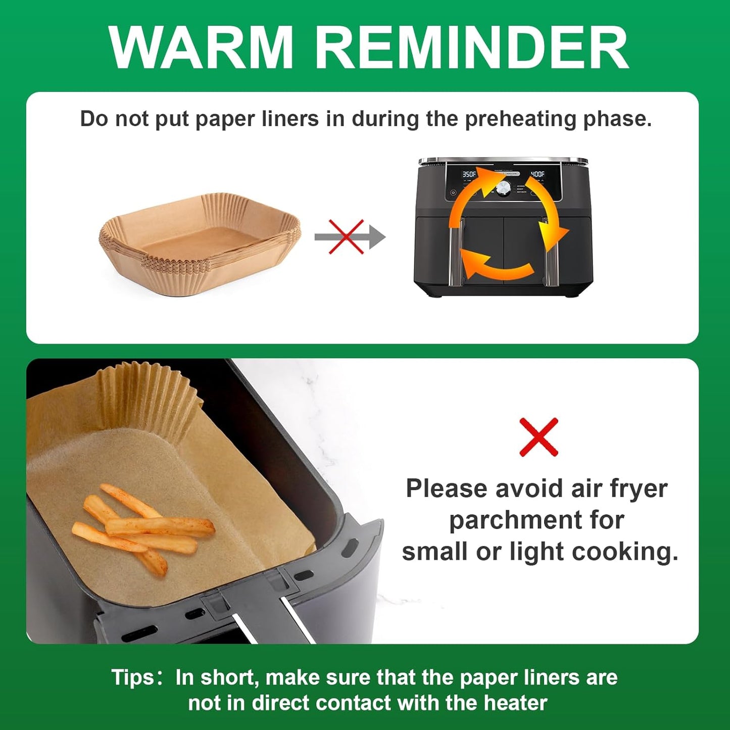 Air Fryer Liners Disposable Compatible with Ninja DZ071 Foodi 7-Qt/Instant 9 QT Dualzone Flexbasket Air Fryer, 150 Pcs Unbleached Parchment Paper, Accessories for Ninja Foodi Air Fryer