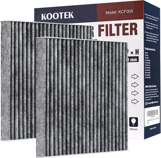 Cabin Air Filter with Activated Carbon, 2Pcs Car Automotive Replacement Passenger Compartment Air Filters for Toyota 4Runner, RAV4, Corolla, Camry, Highlander, Tundra, Subaru, CP285, CF10285