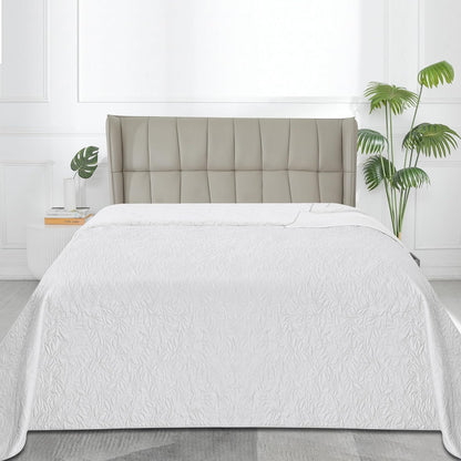 Waterproof Dog Bed Cover Reversible Leak Proof Pet Blanket Replacement Mat for Furniture Washable Couch Cover Sofa Cover for Dogs Cat(52X86 Inch, White/White)