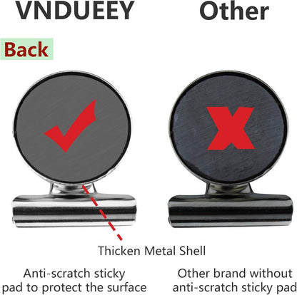 20-Pack Heavy-Duty Magnetic Clips for Refrigerators and Whiteboards - Strong Magnetic Hold for Home, School, Office, and Teaching (Silver)