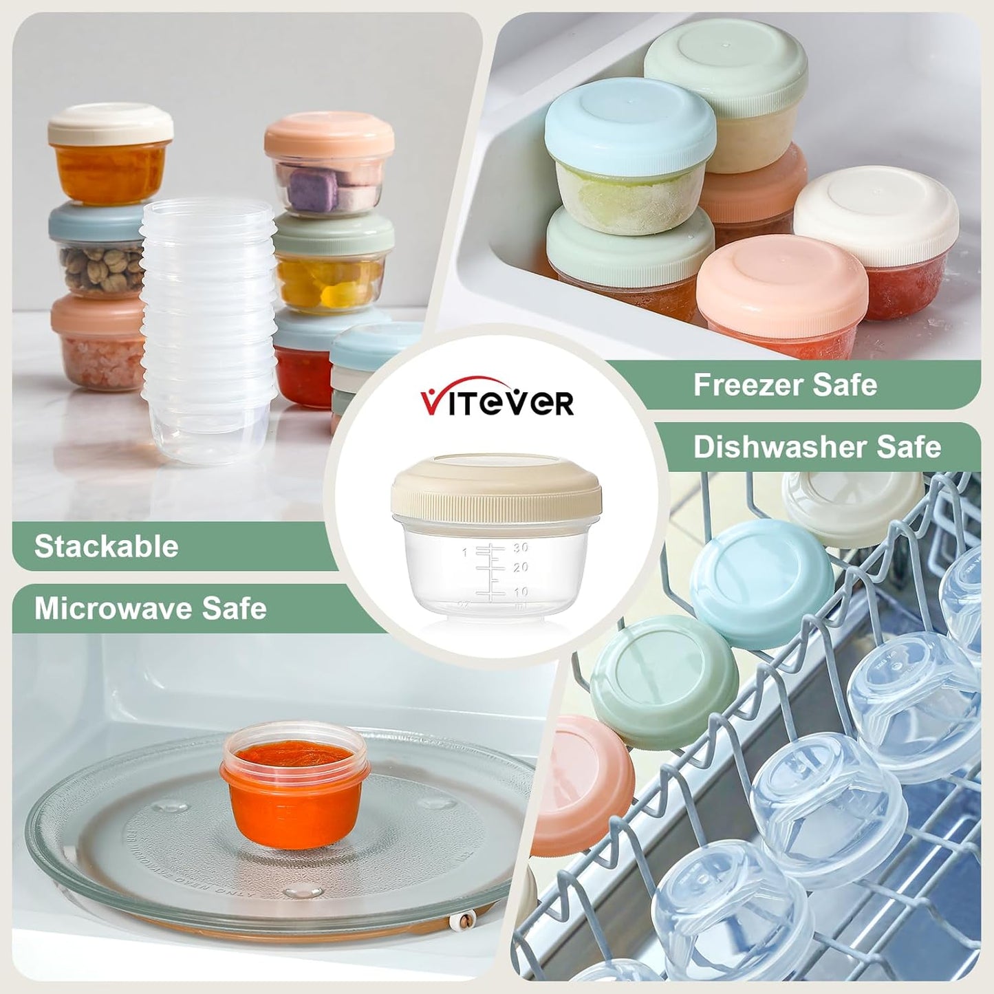 8 Pack 2 Oz Salad Dressing Container to Go, Small Condiment Containers with Lids for Lunch Bento Box, Reusable Plastic Snack Jars, Deli Containers, Colorful Sauce Cups, Dishwasher Safe