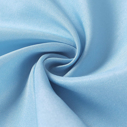 Cloth Napkins 17X17 Inch Washable Polyester Dinner Napkins Soft Table Napkins for Wedding Party Dining Banquet(Blue Mist,12Pcs)
