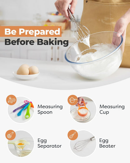 700Pcs Cake Decorating Kit, Baking Supplies with Springform Pans, Cake Turntable for Decorating, Piping Tips, Pastry Bags, and More Baking Tools