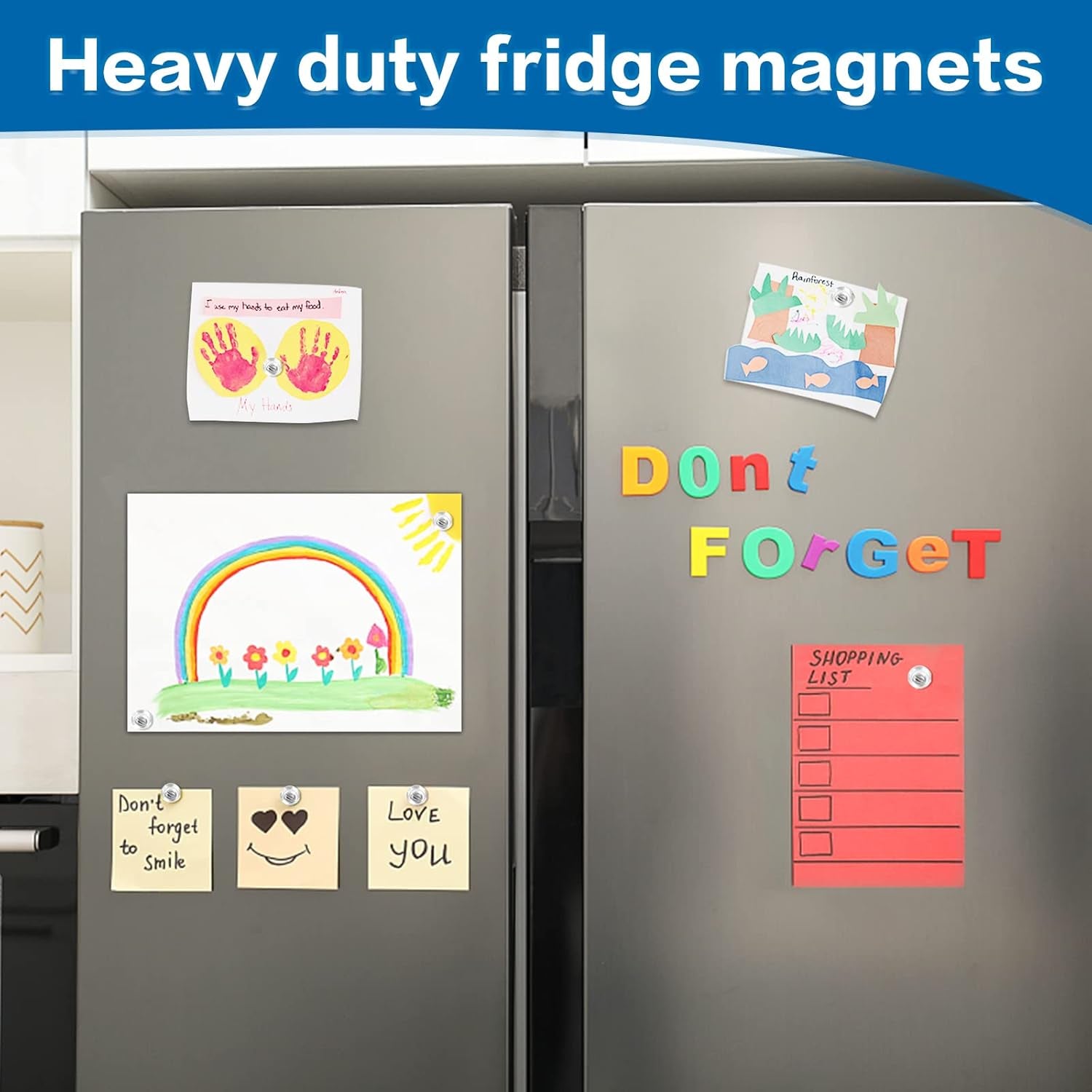 Magnets for Whiteboard, 40 Pcs Transparent Crystal Colour Fridge Magnet, Refrigerator Magnets, Small Push Pin Magnets for Whiteboard, Fridge, Office, Classroom and Map Magnets