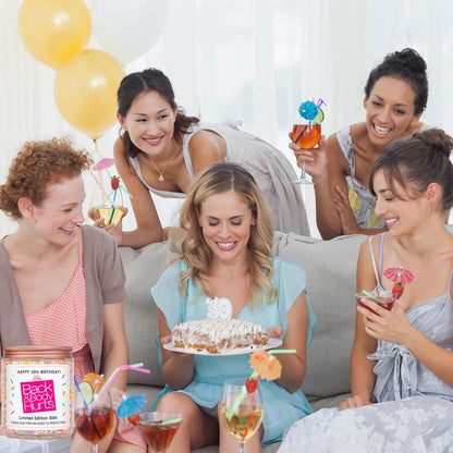 30Th Birthday Decorations Gifts for Her Him, Happy 30Th Birthday Candle Gift for Women Men, Funny 30 Years Old Ideas- Vanilla Candles