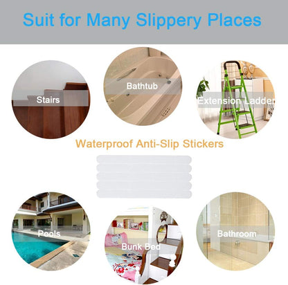 20 Pack Non Slip Bath Tub Stickers Strips, anti Slip Shower Treads, Bath Safety Stickers Tape, Slip Resistant Decals for Tub Pools Floor Bathrooms Stairs to Prevent Slippery