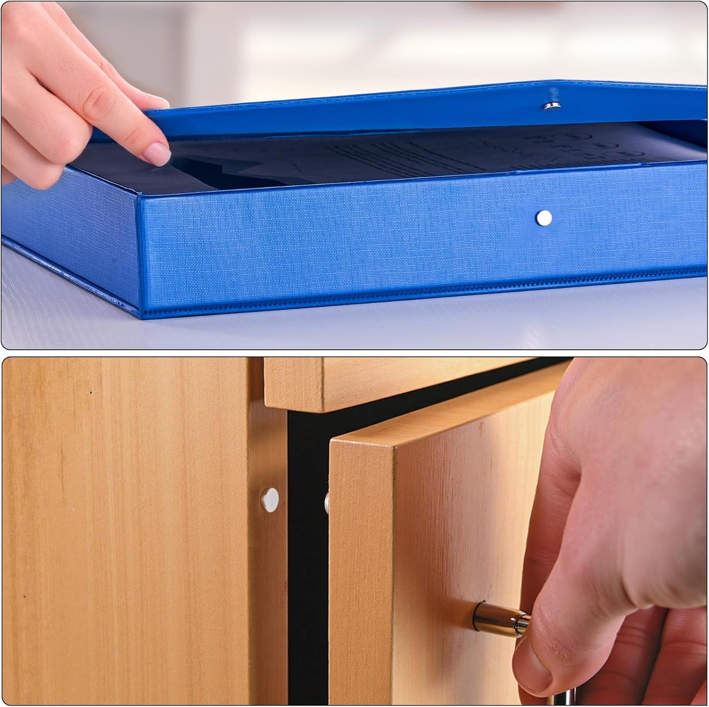 45 Pcs Refrigerator Magnets, 6X2Mm Small round Fridge Magnets, Multi-Use Premium Neodymium Office Magnets for Fridge, Whiteboard, Billboard in Home, Kitchen, Office and School (Silver)