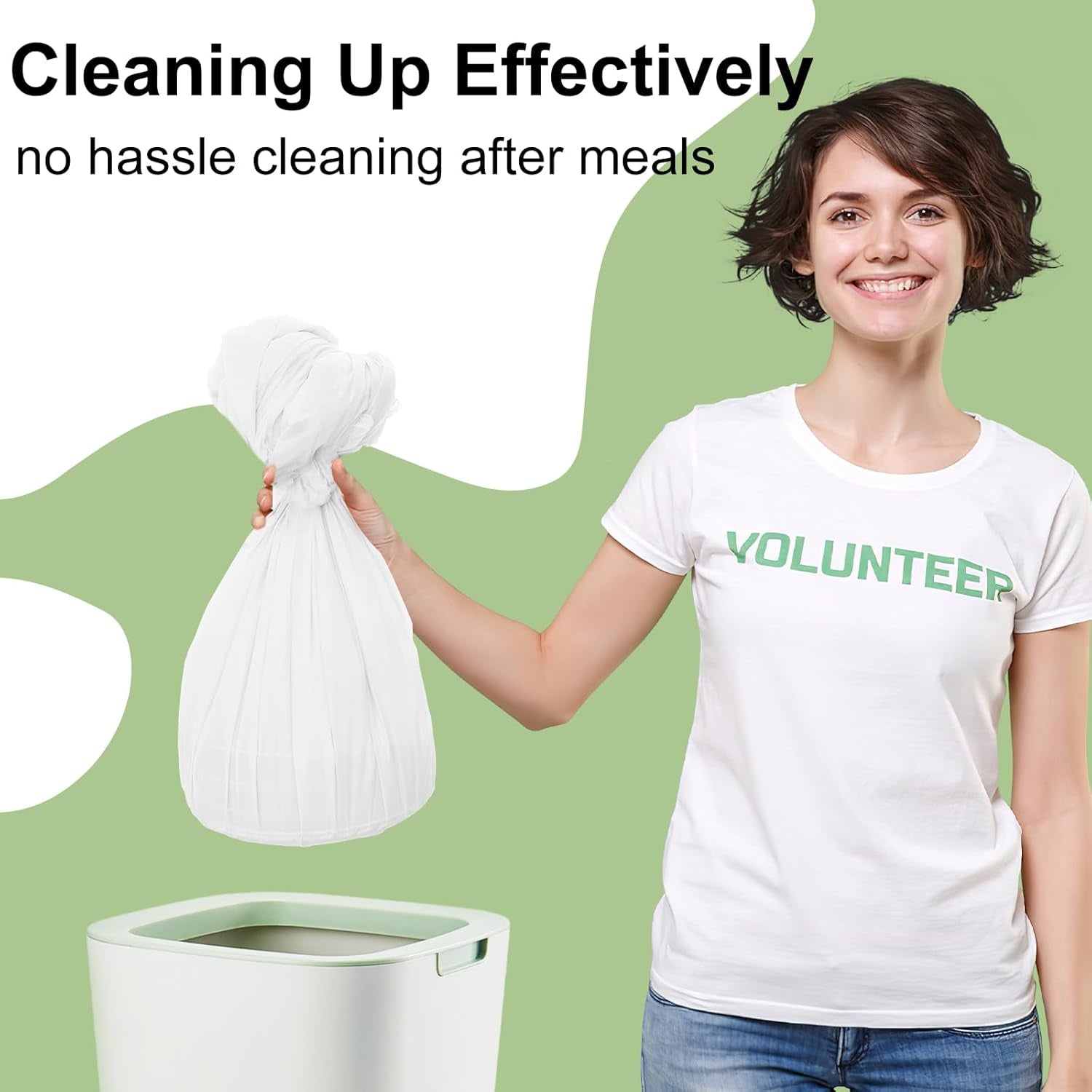 4 Packs Disposable Plastic Table Cloth, 84" round Waterproof Tablecloth, Leakproof & Sturdy Decorative Table Covers for Picnic, Party and Outdoor, White