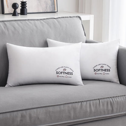 12X20 Throw Pillow Inserts (Set of 2), Rectangle Premium Soft Decorative Pillow Inserts for Sofa Bed Living Room