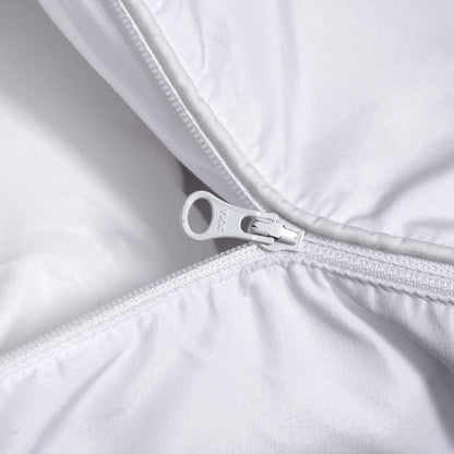 Adjustable 3-in-1 Layered Pillow for Side, Back, and Stomach Sleepers, Queen Size, Single Pack