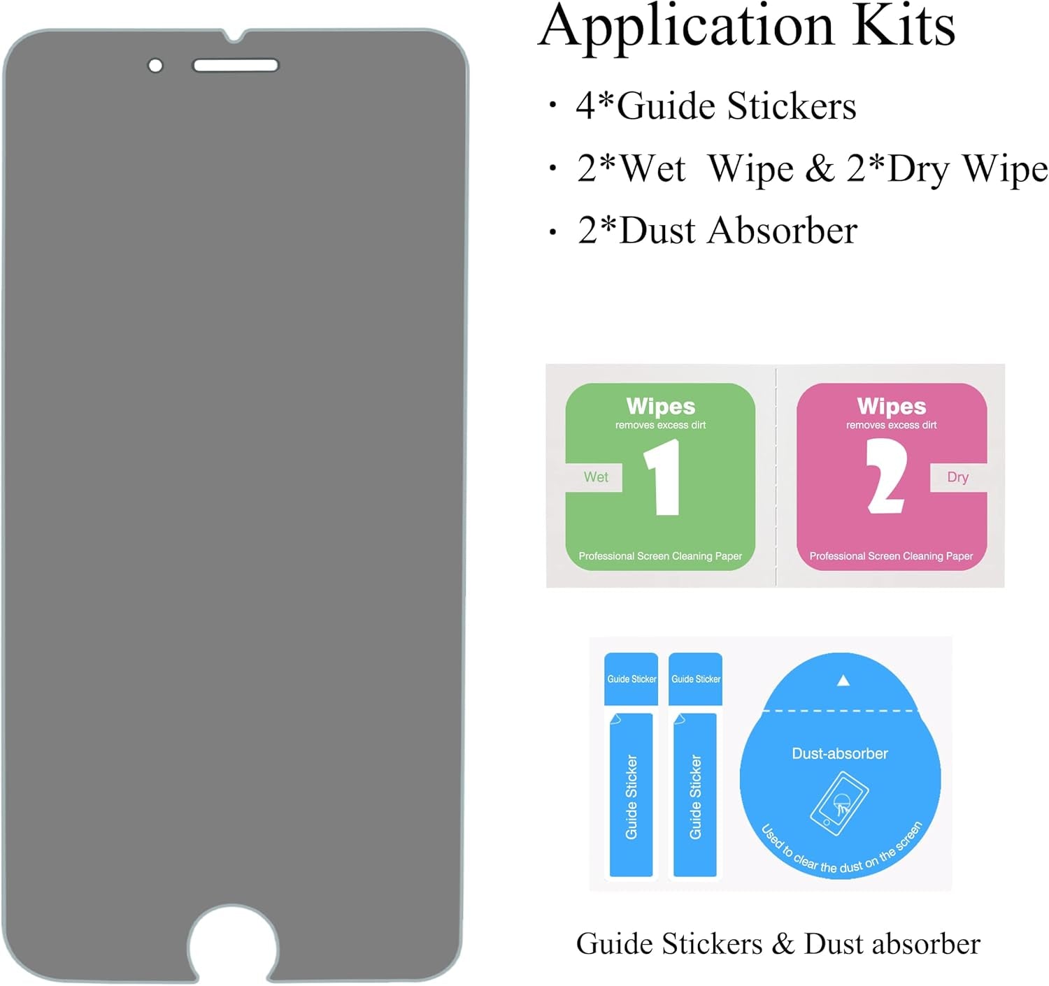 Privacy Tempered Glass Screen Protector for Apple Iphone SE 2020/2022, 2Pack anti Spy Private 0.33Mm Case Friendly Iphone SE 2Nd/3Rd Generation