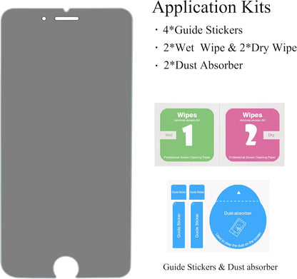 Privacy Tempered Glass Screen Protector for Apple Iphone SE 2020/2022, 2Pack anti Spy Private 0.33Mm Case Friendly Iphone SE 2Nd/3Rd Generation