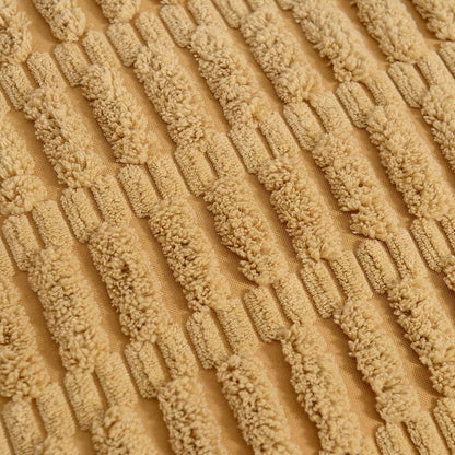 2 Packs Mustard Yellow Decorative Throw Pillow Covers 20X20 Inch with Pom-Poms for Couch Bed Living Room, Farmhouse Boho Home Decor, Soft Corduroy Cute Square Cushion Case 50X50 Cm