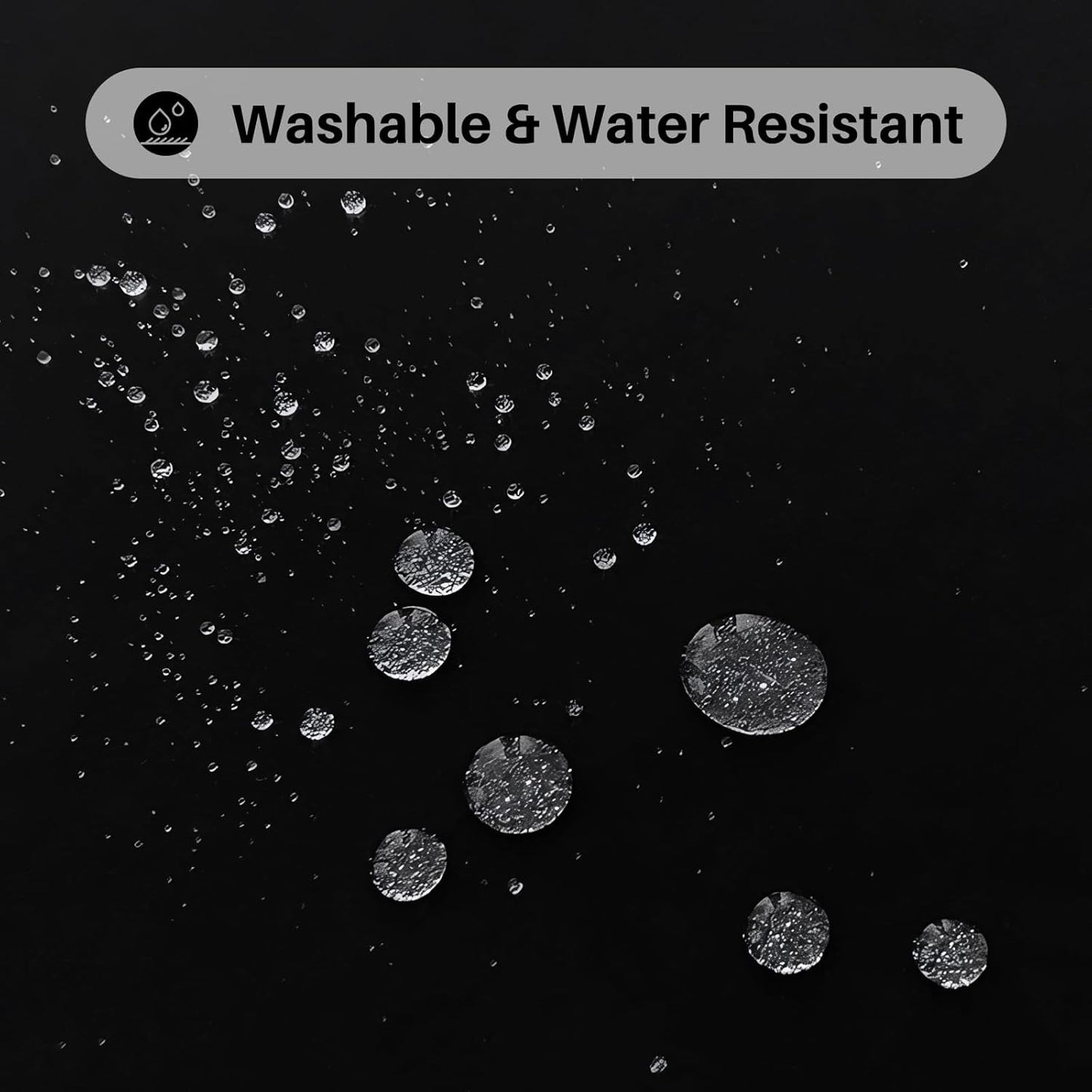 Black Table Cloth for Rectangle Table - 60 X 84 Inch Tablecloths Rectangular Waterproof Washable Wrinkle Resistant for 6 FT Wedding Cocktail Party