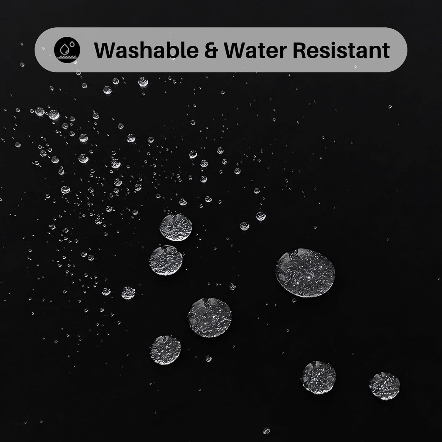 Black Table Cloth for Rectangle Table - 60 X 84 Inch Tablecloths Rectangular Waterproof Washable Wrinkle Resistant for 6 FT Wedding Cocktail Party