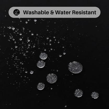 Black Table Cloth for Rectangle Table - 60 X 84 Inch Tablecloths Rectangular Waterproof Washable Wrinkle Resistant for 6 FT Wedding Cocktail Party