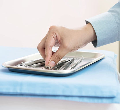 Professional Dental Tartar Scraper Tool, Dental Pick, 6.5 Inch Double Ended Tartar Remover for Teeth, Plaque Remover, Tooth Scraper, Silver, 1 Piece