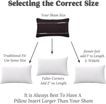 ® Feather down Pillow Insert - 14X36 Throw Pillow, Large Lumbar Pillow Insert for Decorative Throw Pillow, Bed, Couch, and Cushion, Pack of 1
