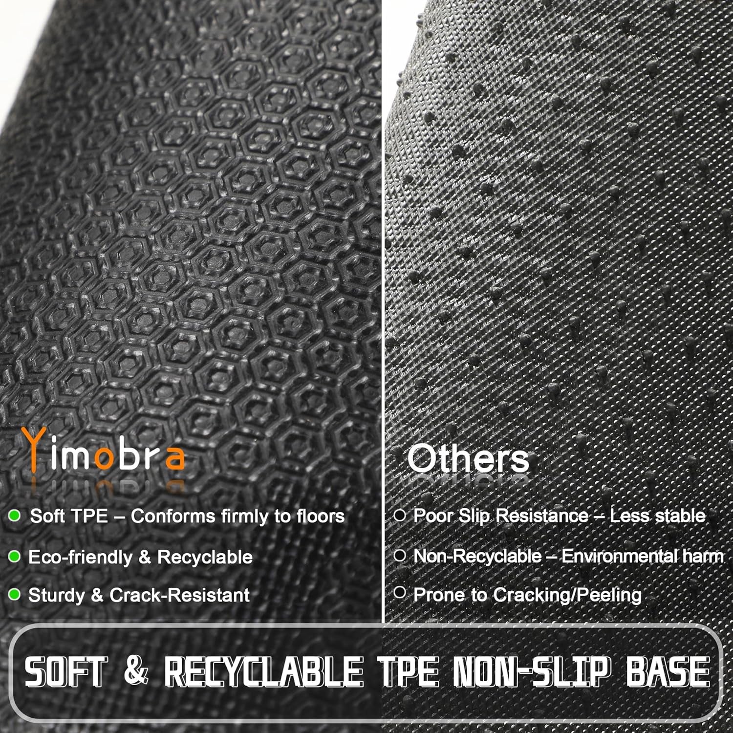 Door Mat outside Entrance, Heavy Duty Non-Slip Outdoor Mats for Front Door, All-Weather Waterproof Sturdy Doormat, Low Pile Entry Mat Indoor for Garage and Patio, Easy Clean, 29.5X17, Grey