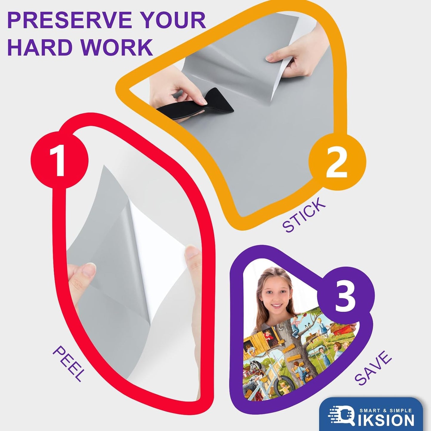 24 Puzzle Saver Sheets, Puzzle Glue Sheets for 1000-3000 Pieces, Preserve & Frame 4 X 1000 Pieces Jigsaw Puzzles