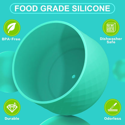 Silicone Boot for Owala 40 Oz Tumbler with Handle, Anti-Slip Protective Sleeve for Stainless Steel Triple Layer Insulated Travel Tumbler Accessories