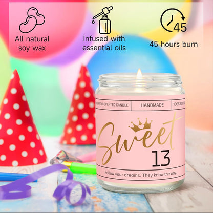 13Th Birthday Gifts for Girls, Happy 13Th Birthday Gift Ideas, Unique 13Th Birthday Gifts for Daughter, Niece, Granddaughter, 13Th Birthday Gifts for Her, Official Teenager Birthday Gifts
