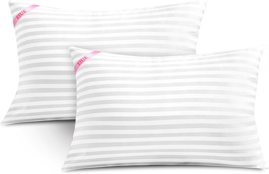 Throw Pillow Inserts, Machine Washable Pillows,Premium Polyester Fiber Fill for Sofa Bed & Decorative Cushions (White, 12X20Inch)