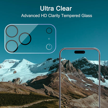 3 Pack Camera Lens Protector for Iphone 17 Pro Max,Tempered Glass,9H Hardness,Ultra Hd,Anti-Scratch,Case Friendly,Does Not Affect Night Shots[Not for Iphone 17/17 Pro/Iphone Air]