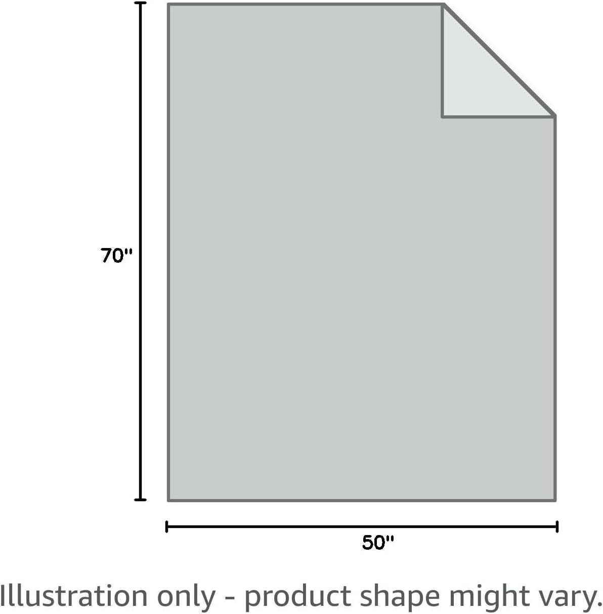 Celadon Soft Fleece Throw Blanket - Cozy Lightweight Decorative Wave Texture for Year-Round Comfort, 50x70 Inches