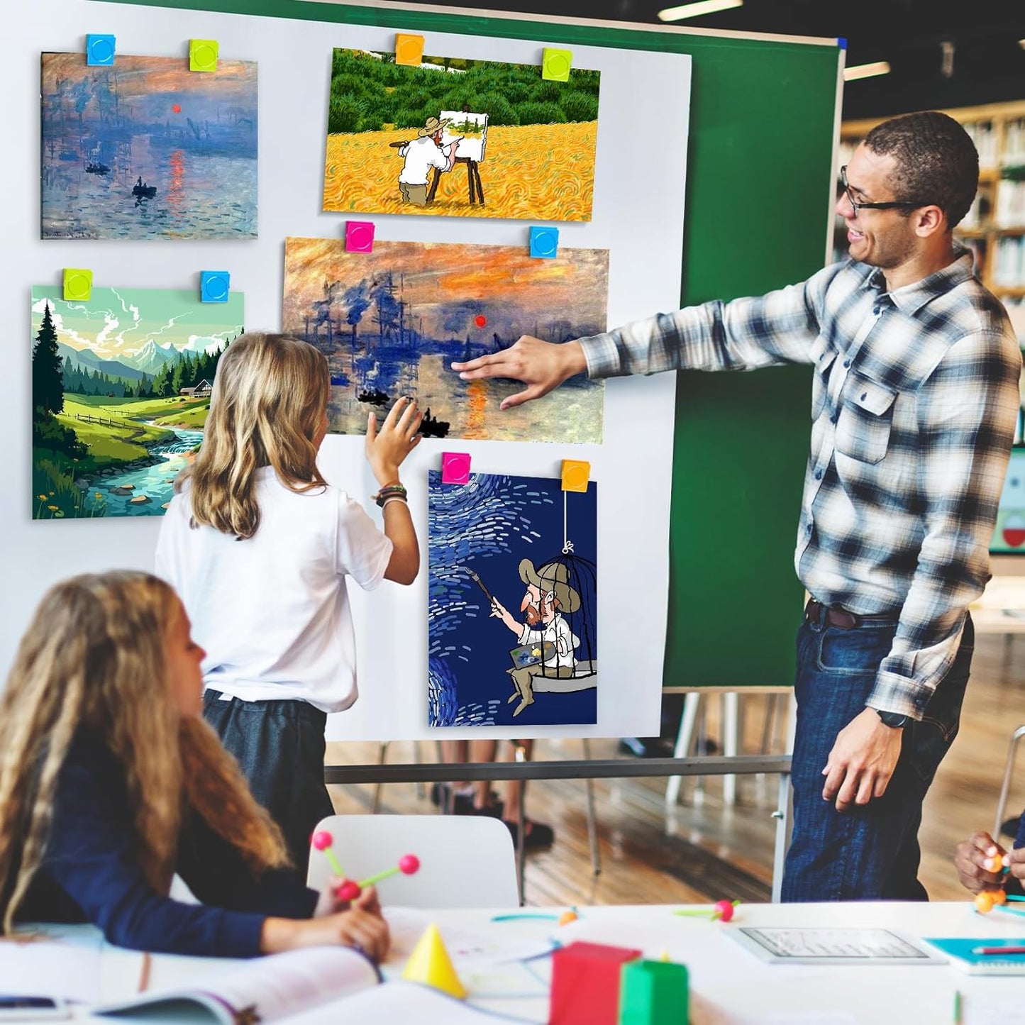 8 Pack Magnetic Clips Heavy Duty, Colorful Strong Fridge Magnet Clips Heavy Duty, Metal Magnet Clips for Fridge, Clip Magnets, Magnetic Clips for Refrigerator, Locker, Whiteboard, Home, Office